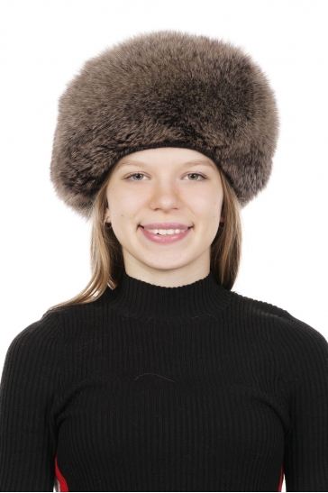 Меховая шапка женская из песца