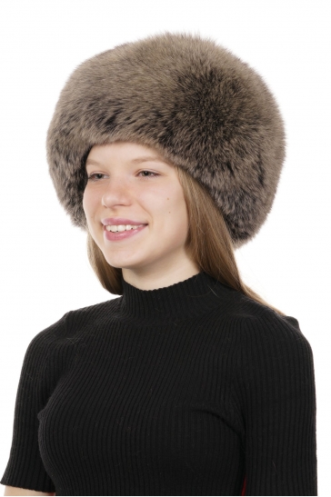 Меховая шапка женская из песца